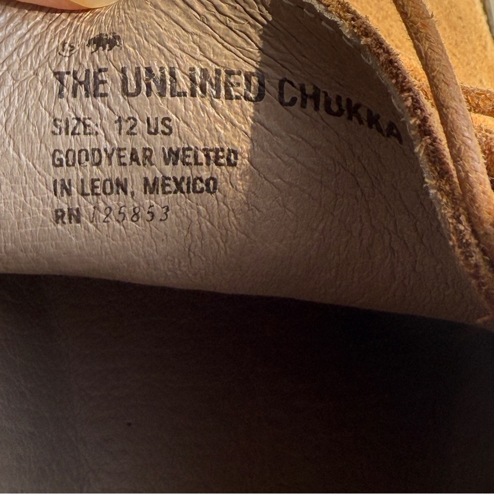 TAYLOR STITCH chukka boot worn twice - Picture 11 of 13